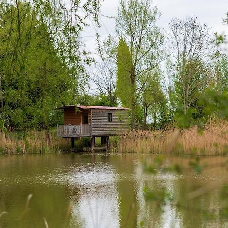 Lakeside Cabin On Stilts- 'Kingfisher' Rous Lench Εξωτερικό φωτογραφία